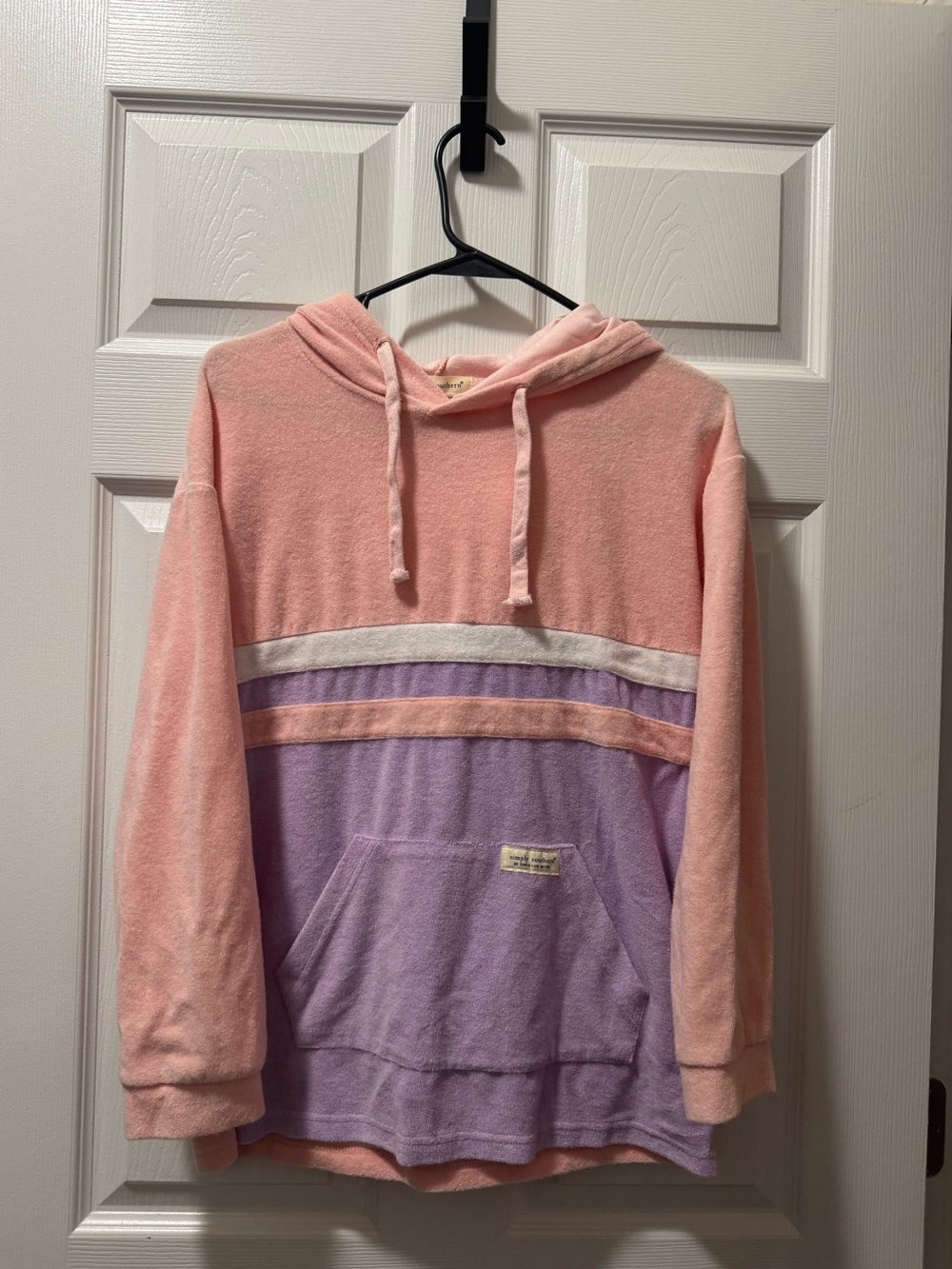 Simply Southern Pink Hooded Sweatshirt